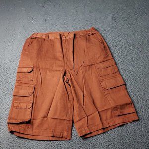 Boulder Creek Trading Co. Shorts Mens Size 36 Big & Tall  Cargo Rust Orange